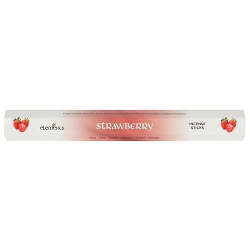 Set of 6 Packets of Elements Strawberry Incense Sticks | Inspired Creative Gifts | UK Supplier