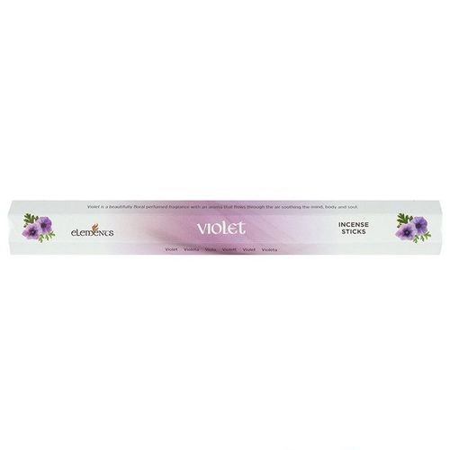 Set of 6 Packets of Elements Violet Incense Sticks | Inspired Creative Gifts | UK Supplier