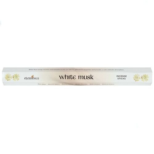 Set of 6 Packets of Elements White Musk Incense Sticks | Inspired Creative Gifts | UK Supplier