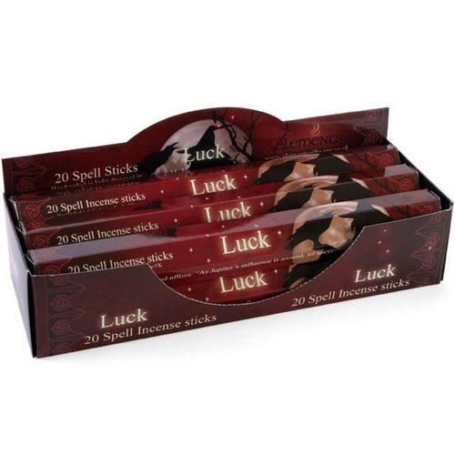 Set of 6 Packets of Luck Spell Incense Sticks by Lisa Parker | Inspired Creative Gifts | UK Supplier