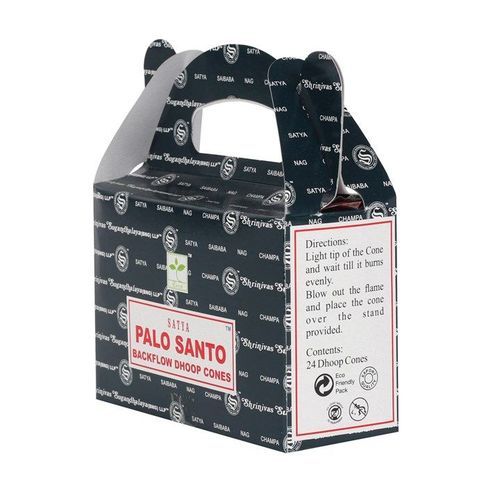 Set of 6 Packets of Satya Palo Santo Backflow Dhoop Cones | Inspired Creative Gifts | UK Supplier