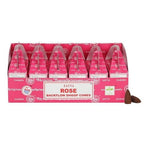Set of 6 Packets of Satya Rose Backflow Dhoop Cones | Inspired Creative Gifts | UK Supplier