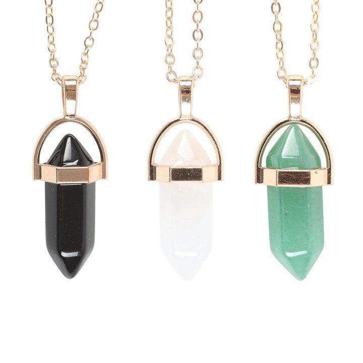 Set of 9 Crystal Pendant Necklaces | Inspired Creative Gifts | UK Supplier