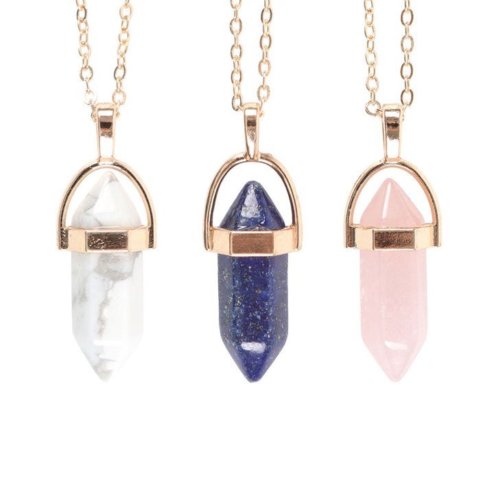 Set of 9 Crystal Pendant Necklaces | Inspired Creative Gifts | UK Supplier
