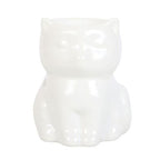 Shiny White Cat Oil Burner | Inspired Creative Gifts | UK Supplier