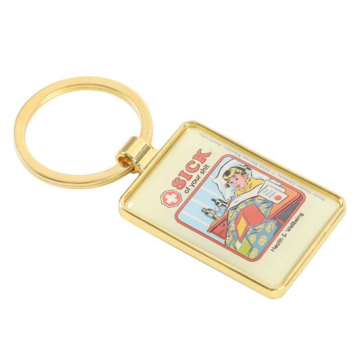 Sick of Your Shit Keyring by Steven Rhodes | Inspired Creative Gifts