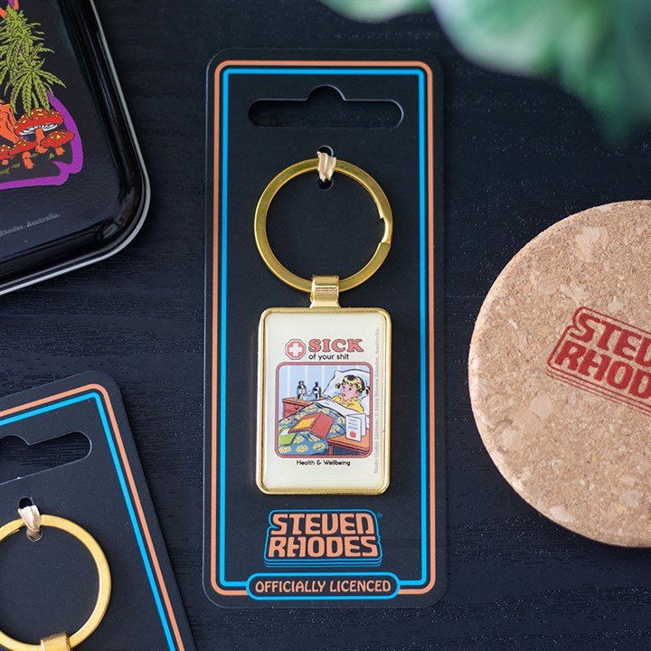 Sick of Your Shit Keyring by Steven Rhodes | Inspired Creative Gifts
