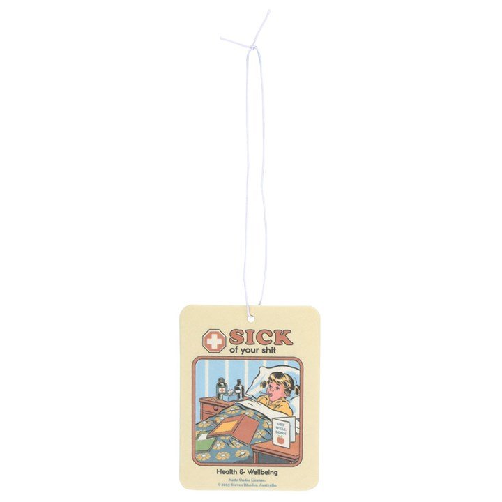 Sick of Your Shit Peach Air Freshener by Steven Rhodes | Inspired Creative Gifts | UK Supplier