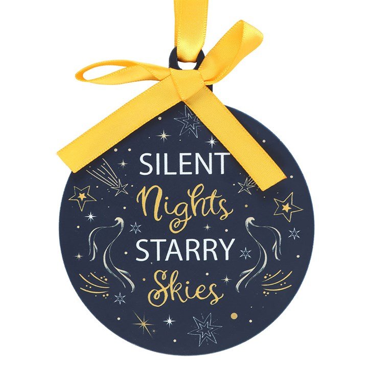 Silent Nights Starry Skies Bauble | Inspired Creative Gifts | UK Supplier