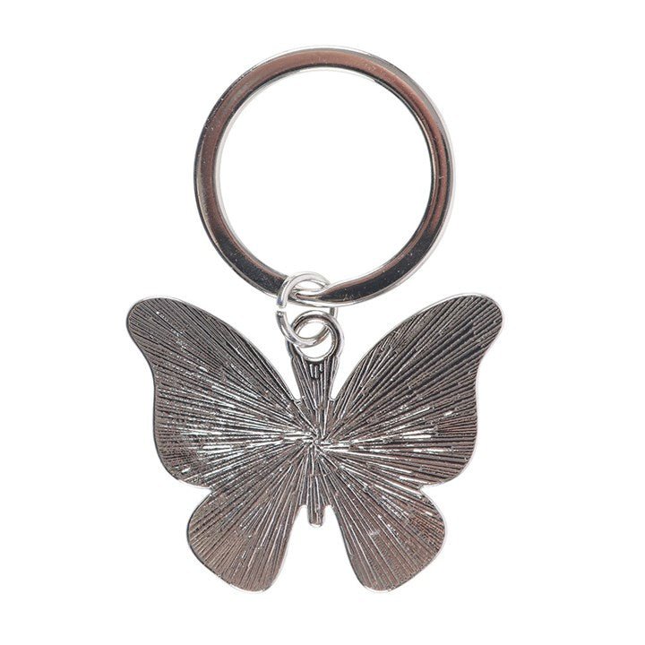 Silver Butterfly Keyring | Inspired Creative Gifts