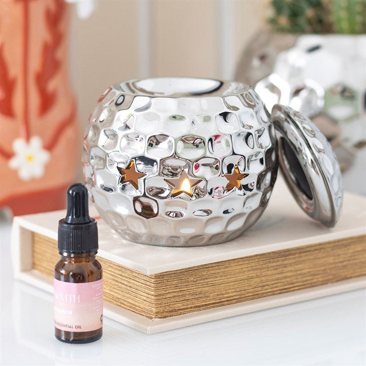 Silver Disco Ball Oil Burner | Inspired Creative Gifts | UK Supplier