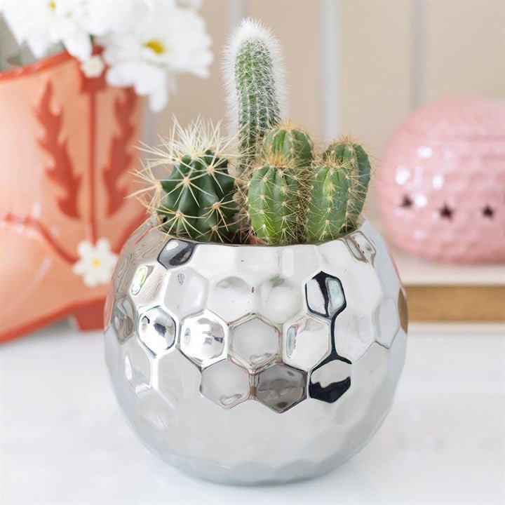 Silver Disco Ball Vase | Inspired Creative Gifts | UK Supplier