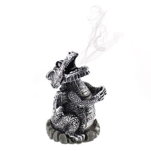 Silver Dragon Incense Cone Holder | Inspired Creative Gifts | UK Supplier