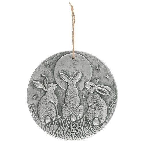 Silver Effect Moon Shadows Plaque by Lisa Parker | Inspired Creative Gifts | UK Supplier