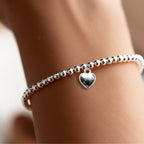 Happy Birthday Mini Gift Hamper with Silver Heart Bracelet