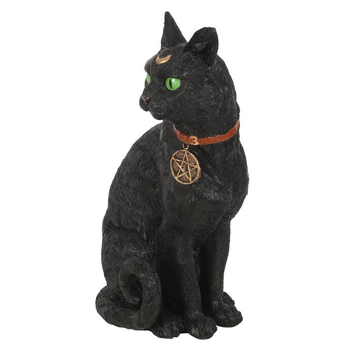 Sitting Black Cat Figurine | Inspired Creative Gifts | UK Supplier