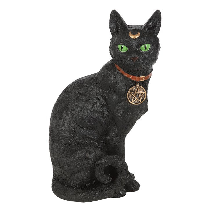 Sitting Black Cat Figurine | Inspired Creative Gifts | UK Supplier
