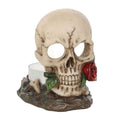 Skull Rose Tealight Holder | Inspired Creative Gifts | UK Supplier