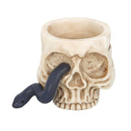 Skull Tealight Holder with Snake | Inspired Creative Gifts | UK Supplier
