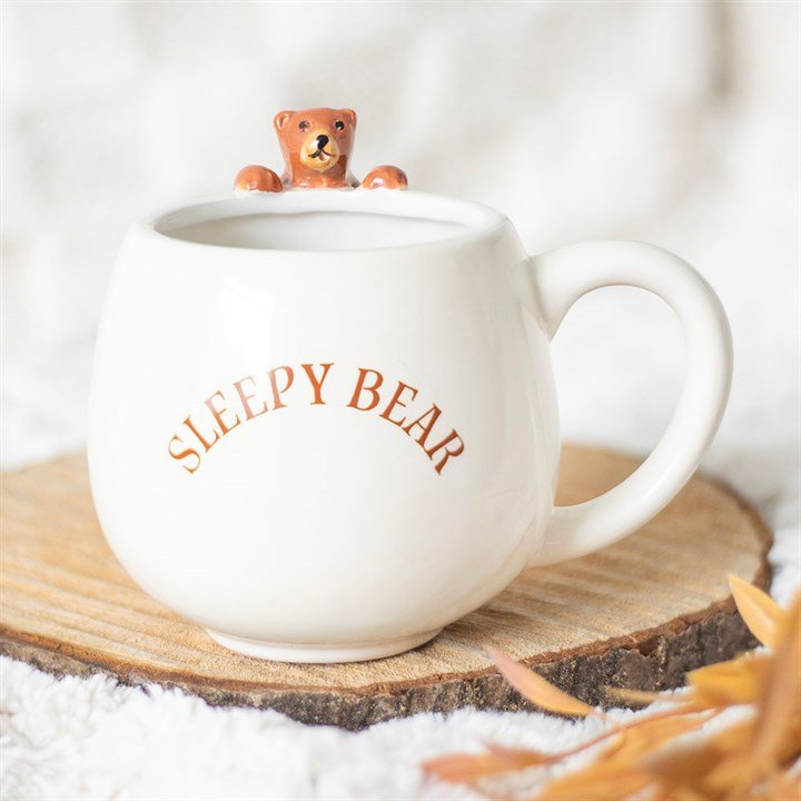 Sleepy Bear Rounded Mug | Inspired Creative Gifts | UK Supplier