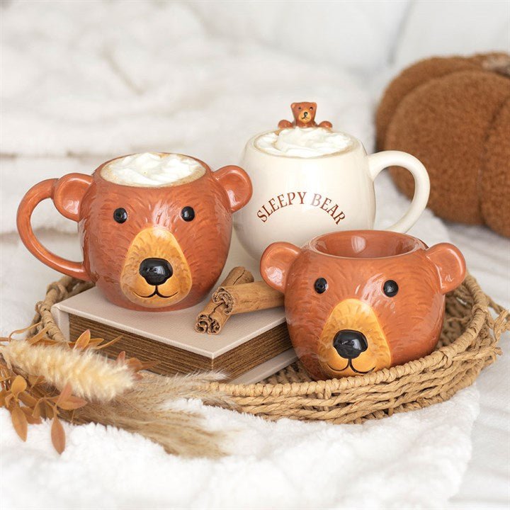 Sleepy Bear Rounded Mug | Inspired Creative Gifts | UK Supplier