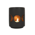 Small Black Triple Moon Cut Out Tealight Holder | Inspired Creative Gifts | UK Supplier