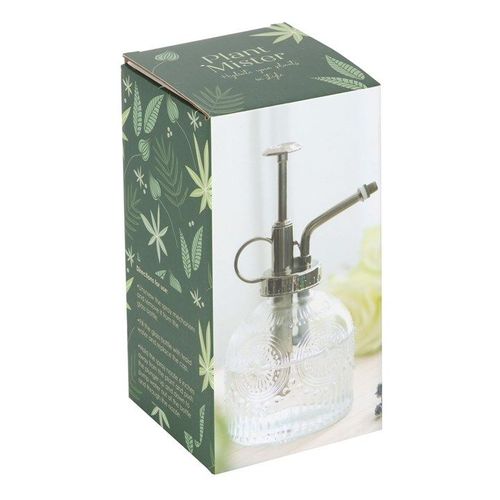 Small Patterned Glass Plant Mister | Inspired Creative Gifts | UK Supplier