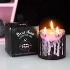 Small Pink Vampire Tears Pillar Candle | Inspired Creative Gifts | UK Supplier