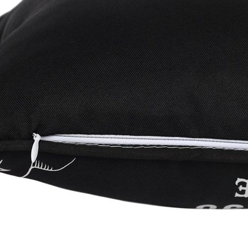 Small Rectangular Black and White Talking Board Cushion | Inspired Creative Gifts | UK Supplier