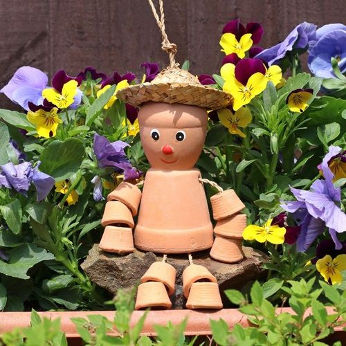 Small Terracotta Pot Man | Inspired Creative Gifts | UK Supplier