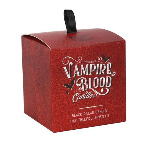 Small Vampire Blood Pillar Candle | Inspired Creative Gifts | UK Supplier