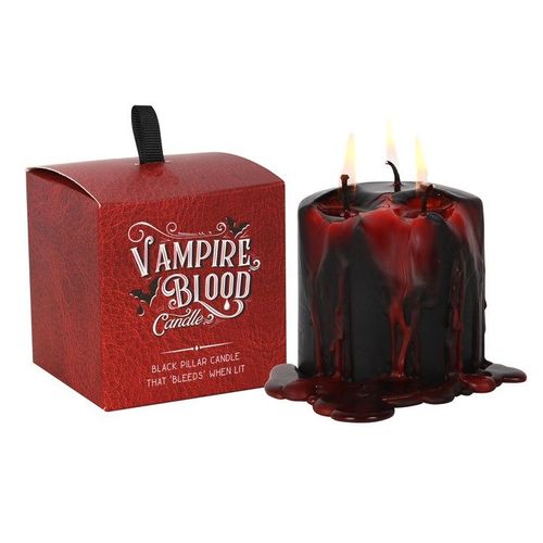 Small Vampire Blood Pillar Candle | Inspired Creative Gifts | UK Supplier