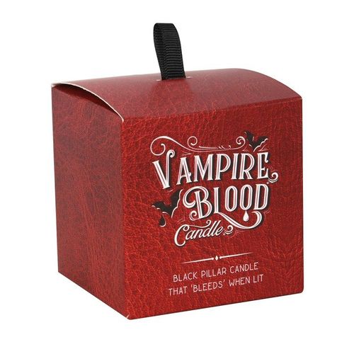 Small Vampire Blood Pillar Candle | Inspired Creative Gifts | UK Supplier