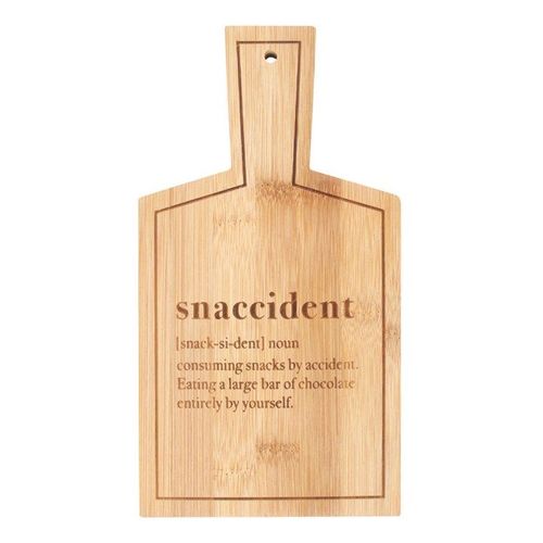 Snaccident Bamboo Serving Board | Inspired Creative Gifts | UK Supplier