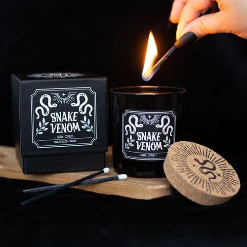 Snake Venom Dark Opium Candle | Inspired Creative Gifts | UK Supplier