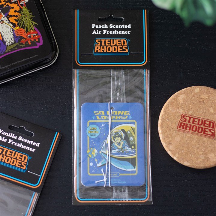 So Long Losers Peach Air Freshener by Steven Rhodes | Inspired Creative Gifts | UK Supplier