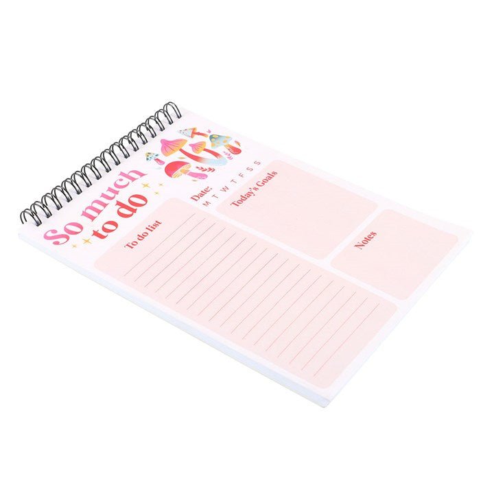 So Much To Do Mushroom List Pad | Inspired Creative Gifts | UK Supplier