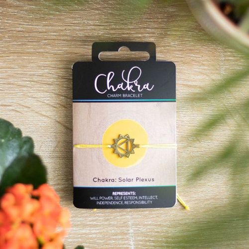 Solar Plexus Chakra Charm Bracelet | Inspired Creative Gifts | UK Supplier