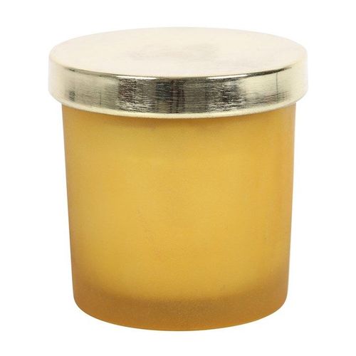 Solar Plexus Chakra Lemon Crystal Chip Candle | Inspired Creative Gifts | UK Supplier