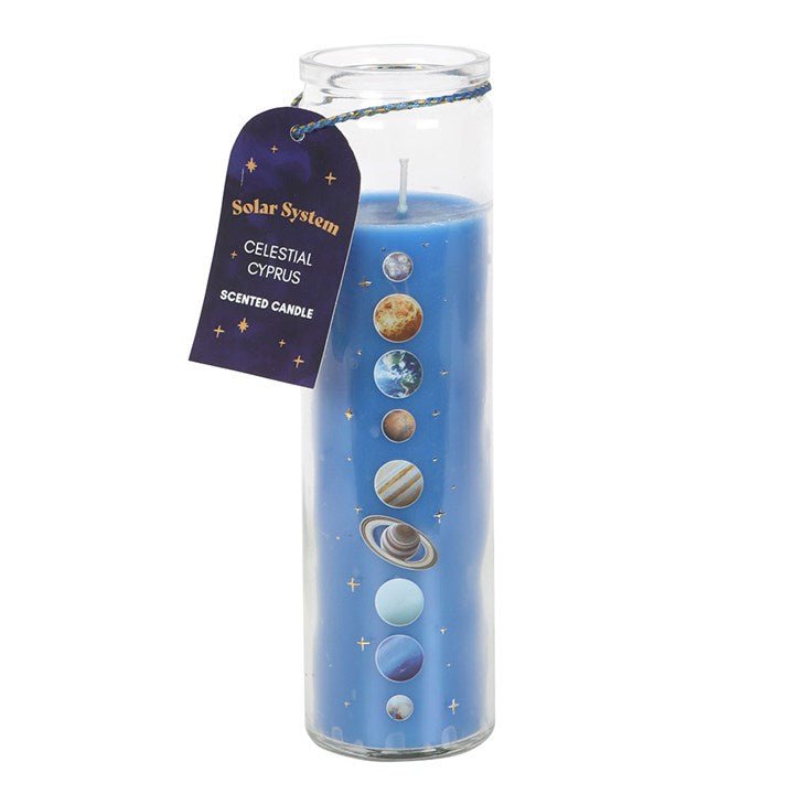 Solar System Cedar Tube Candle | Inspired Creative Gifts | UK Supplier