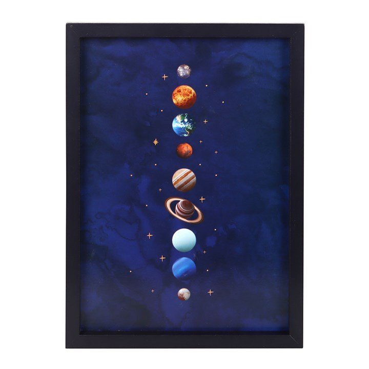 Solar System Framed Wall Print | Inspired Creative Gifts | UK Supplier