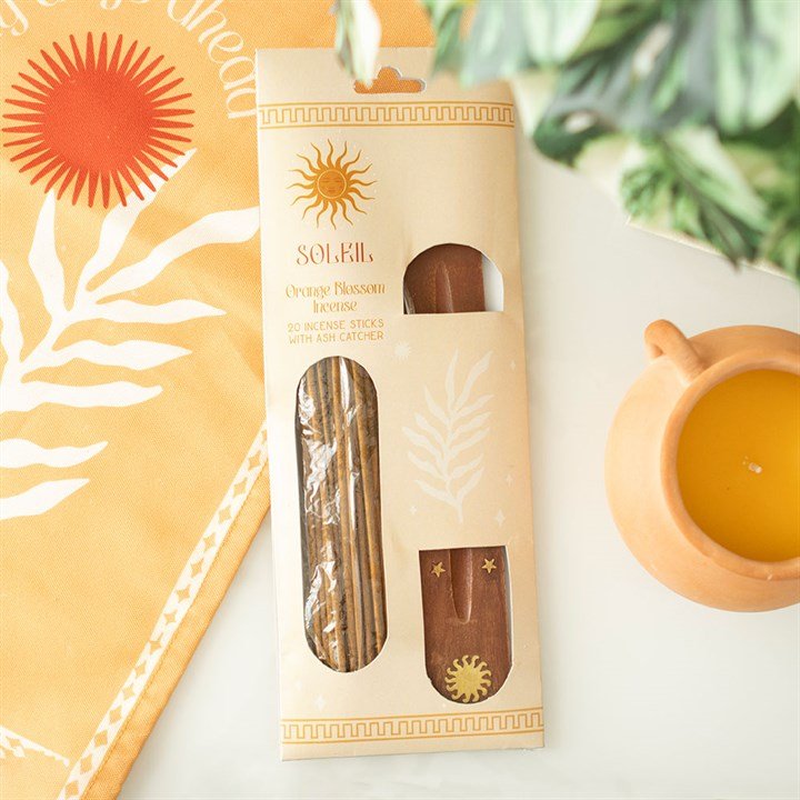 Soleil Orange Blossom Incense Stick Gift Set | Inspired Creative Gifts | UK Supplier