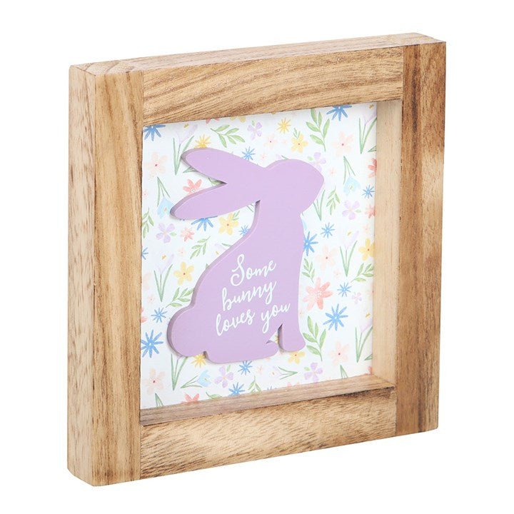 Some Bunny Loves You Wooden Frame Sign | Inspired Creative Gifts | UK Supplier