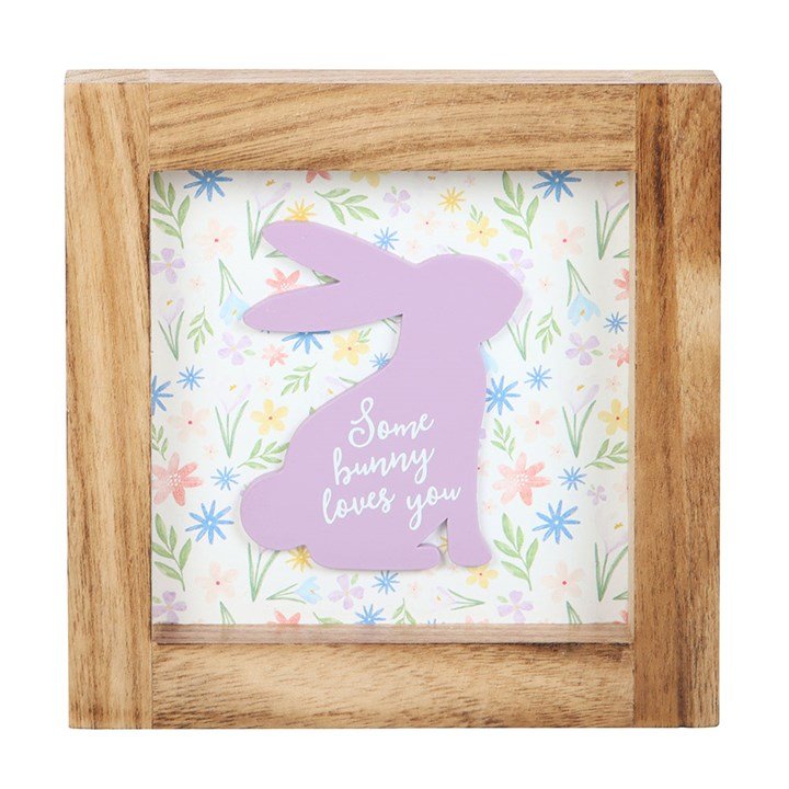 Some Bunny Loves You Wooden Frame Sign | Inspired Creative Gifts | UK Supplier