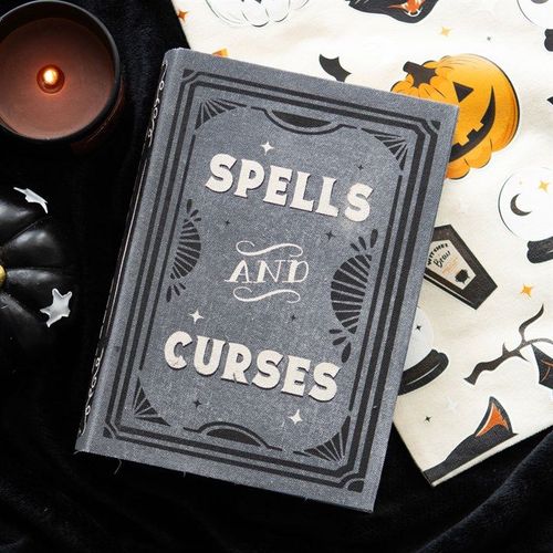 Spells and Curses Book Shaped Storage Box | Inspired Creative Gifts | UK Supplier