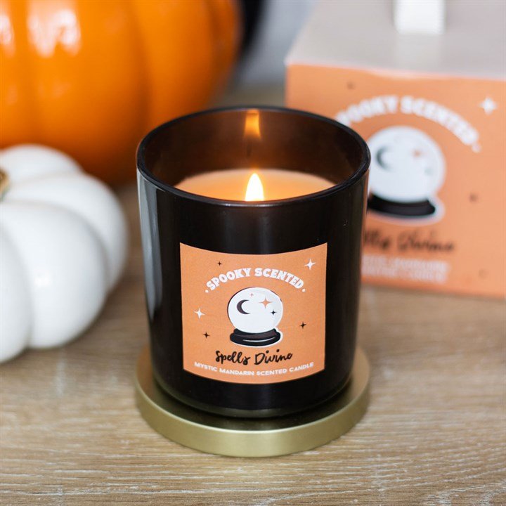 Spells Divine Mystic Mandarin Candle | Inspired Creative Gifts | UK Supplier