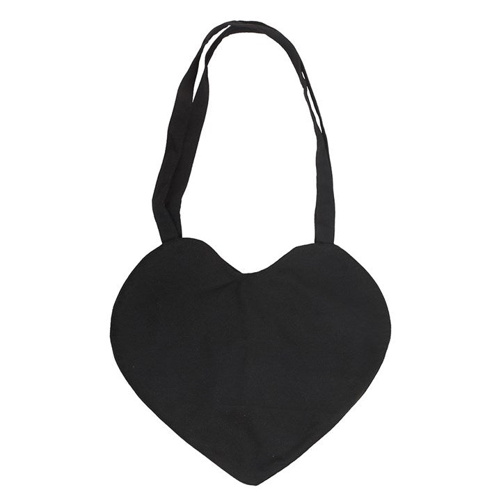 Spiderweb Heart Satin Tote Bag | Inspired Creative Gifts | UK Supplier