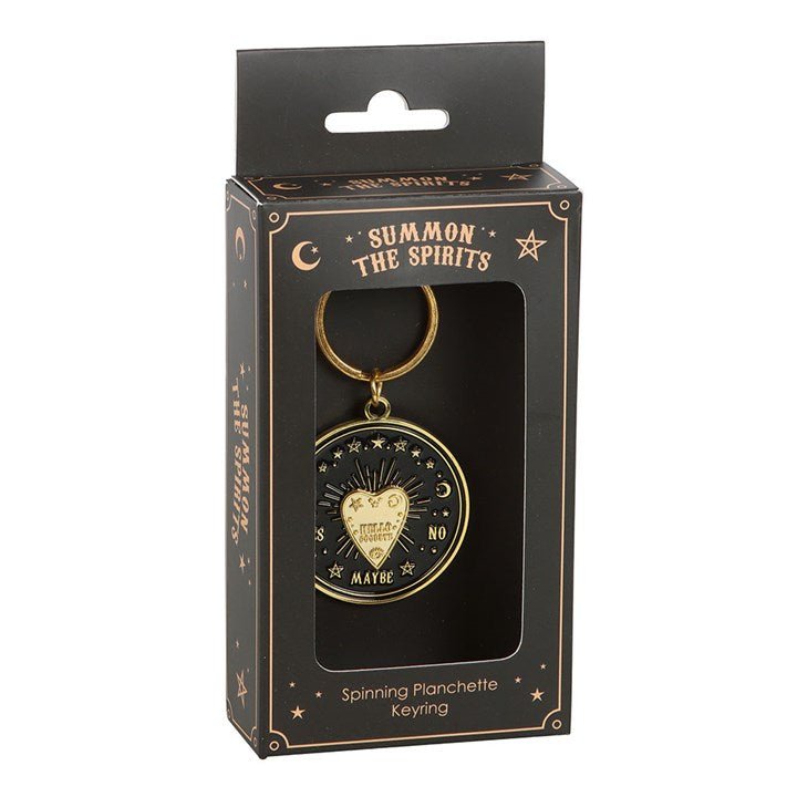 Spinning Talking Board Planchette Keyring | Inspired Creative Gifts