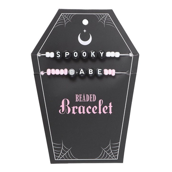 Spooky Babe Beaded Bracelet Set | Inspired Creative Gifts | UK Supplier