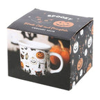 Spooky Cat and Pumpkin Print Mug | Inspired Creative Gifts | UK Supplier